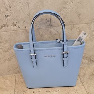 Michael Kors Sky Blue Tote Bag